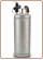 Gasatore - carbonatore acqua INOX 304 1,2lt. codolo 5/16" completo di raccordi 1/4" F.