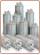 Gasatore - carbonatore acqua INOX 316 da 0,650lt. a 2,700lt. con valvola di sicurezza  IN/OUT Ø8mm (5/16")
