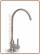 1043 Long reach 1-way stainless steel faucet 1/4" (20)