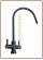 2002 2-way faucet 1/4" Matt black (20)