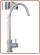 2102 Stainless steel 2-ways faucet 1/4" (20)