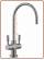 2103 Stainless steel 2-ways faucet 1/4" Metallic Grey (10)
