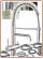 3364 Rubinetto a molla 3 vie acciaio inox 3/8"