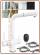 3402 Rubinetto 3 vie 3/8" acciaio inox con doccetta estraibile Bianco