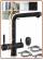 3402 3-way stainless steel faucet 3/8" with pull-out shower Matt black