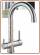 4006 4-way mix faucet 3/8" Chrome