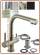 4007 4-way mix faucet 3/8" Brushed nickel