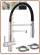 4304 Rubinetto acciaio inox 304 4 vie senza metalli pesanti 3/8"