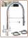 4306 Rubinetto acciaio inox 304 4 vie senza metalli pesanti 3/8"