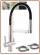 4310 Rubinetto acciaio inox 304 4 vie senza metalli pesanti 3/8"