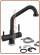 5024 5-way faucet 3/8" Matt black