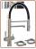 5202 5-way faucet 3/8" with pull-out
