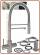 5304 Rubinetto acciaio inox 304 5 vie senza metalli pesanti 3/8"