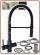 5308 Rubinetto acciaio inox 304 5 vie senza metalli pesanti 3/8" Nero Opaco