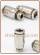 Straight adaptor 6mm. OD Tube - M7x1 thread for MIX water faucets