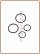 Kit O-ring di ricambio per canna rubinetto mod. 10003037 (green box)