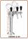 Cobra 3 way recirculation water mechanical font with Brand holder faucet with compensator chrome