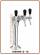 Cobra 3 way recirculation water mechanical font without Brand holder faucet with compensator chrome