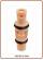 (15) Autotrol 255 Injector F - peach (7" vessel)