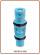 (15) Autotrol 255 Injector J - light blue (10" vessel)