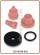 F63-F70A, F68, F69 Runxin replacement injectors kit Nozzle + throat, DLFC, BLFC 6302 - Pink - vessel 7"