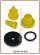 F73A Runxin replacement injectors kit Nozzle + throat, DLFC, BLFC 7303 - Yellow - vessel 8"