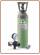 Carbonation kit with 4 kg / 8.8 lb rechargeable Co2 steel cylinder with residual valve + 7 bar pressure regulator
