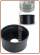 Co2 cylinder disposable cod. 19019004 PP base