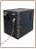 Polares 3-way galvanized/black painted undercounter cooler 150lt./h. Ice bank cooling without solenoid valve
