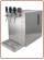 Polares 3-way S.S. countertop cooler 90lt./h. Ice bank cooling without solenoid valve
