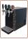 Polares 3-way galvanized/painted countertop cooler 60lt./h. Ice bank cooling without solenoid valve