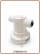 Refiner testata in polipropilene con valvola shut off senza staffa incorporata 1/4" quick fit (24)