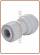 Power union connector OD tube - Power OD tube (Single) 3/8" x 5/16"