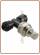Bulkhead control valve Union Connector OD tube - OD tube 10MM x 10MM