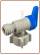 Elbow Stop Valve OD Tube - BSP Thread