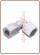 Jaco intermedio a gomito femmina PP Ø tubo - filetto NPT 3/8" x 1/4" senza dado