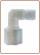 Male union elbow NY OD Tube - BSP M. thread with ferrule nut 3/8" x 1/4"