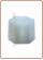 Ferrule nut with integrated sleeve BSP 3/8"