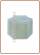 Ferrule nut with integrated sleeve NPT 1/2"