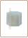 Ferrule nut with integrated sleeve NPT 3/8"